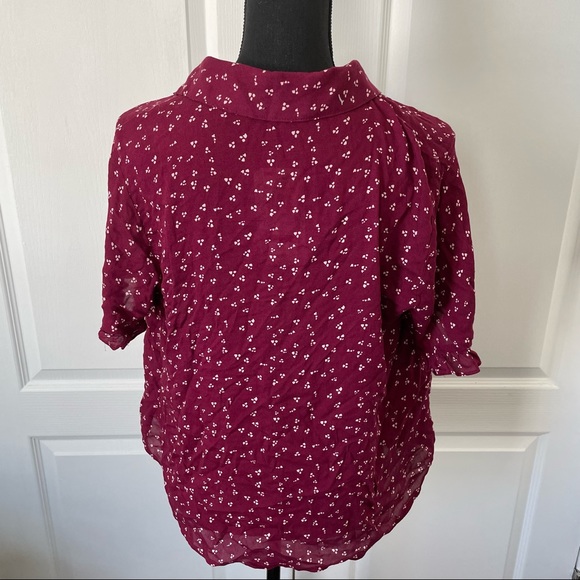 NWT - Button Front Blouse by Jolt - Picture 2 of 4